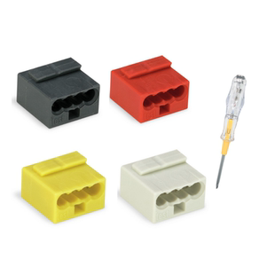 WAGO243系列KNX端子万可EIB总线接线端子KNX线缆并线端子接线神器