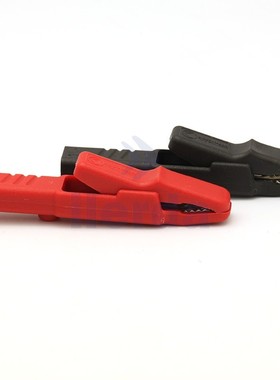 原装德国进口HIRSCHMANN  赫斯曼高品质鳄鱼夹AK2S黑色932146100