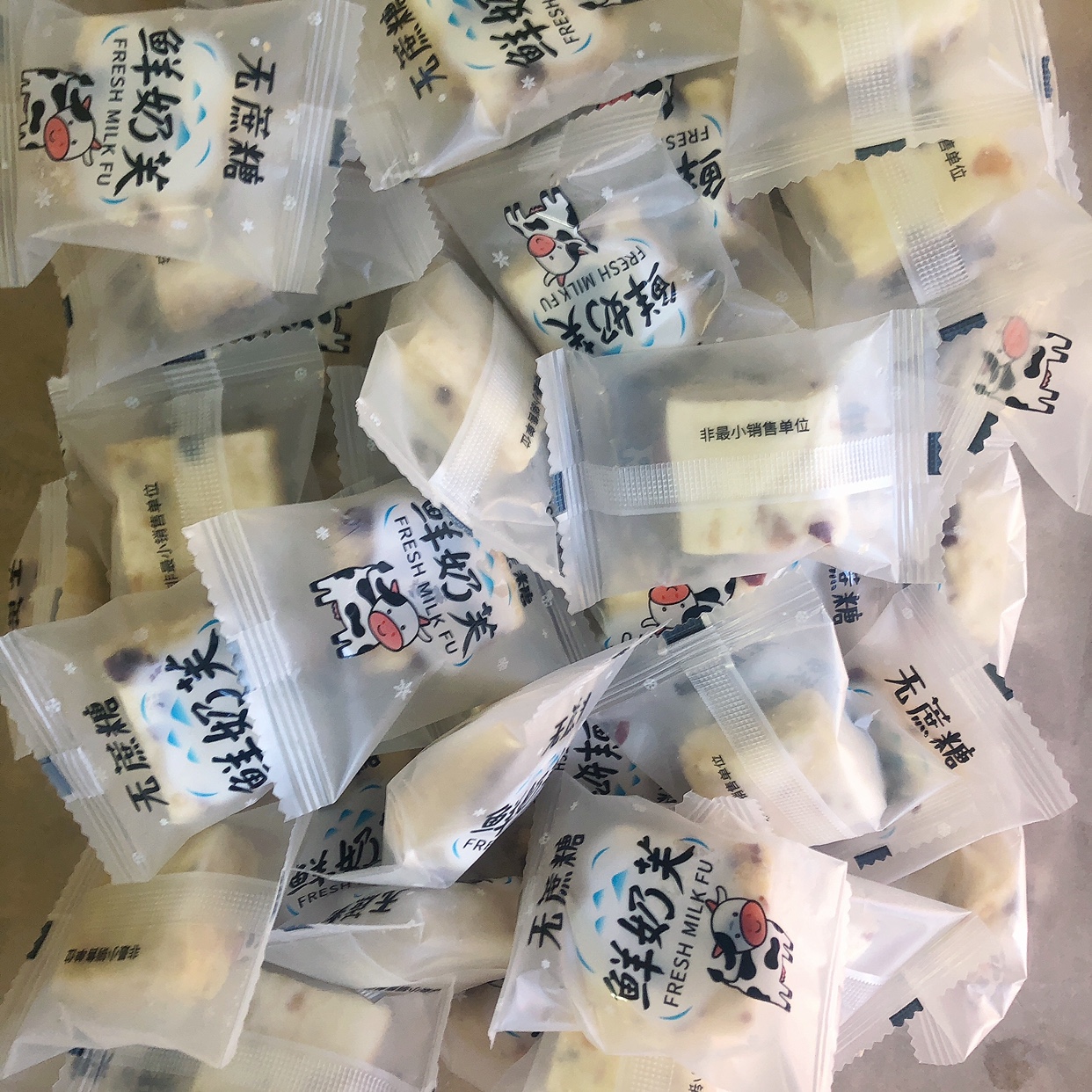 无蔗糖蔓越莓味鲜奶芙奶味果味