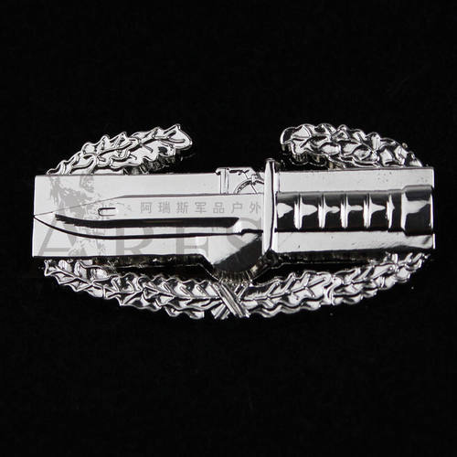 美国US ARMY 白刃资格章 勇气象征 金属徽章 制服 高光版