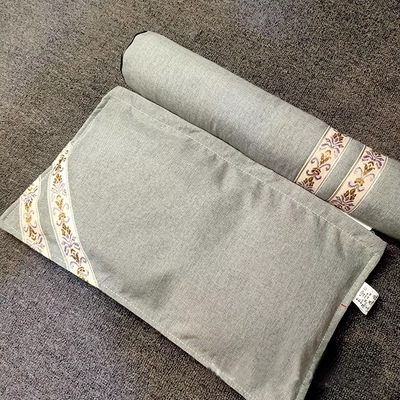 全熟决明子炒熟决明子填充组合颈椎枕可拆分多功能颈椎连体枕