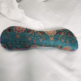 全生决明子填充织锦缎骨头枕头养生枕套颈椎枕缓解疲劳硬枕不变形