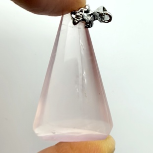 精品天然冰粉水晶吊坠挂坠项链坠男女款提高悟性饰品生日礼物A30