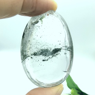 风景线～天然绿幽灵异象水晶吊坠鬼佬财神挂件男女一物一图A40-28