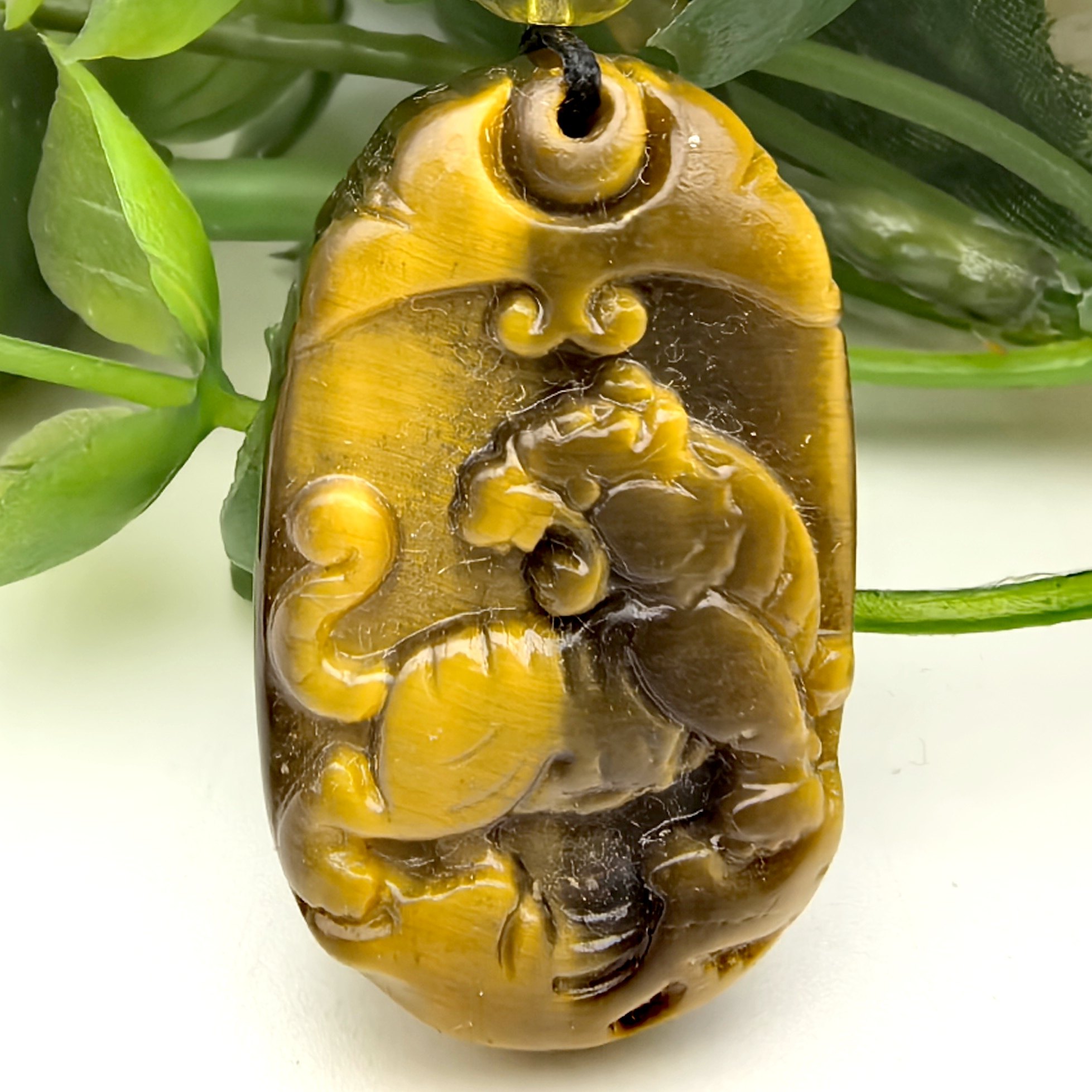 金虎纳福天然黄虎眼生肖虎吊坠挂件护身符一物一图A46-30,饰品/流行首饰/时尚饰品新,颈饰,淘宝优惠券,粉丝福利购,淘宝优惠卷