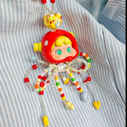 QOQO可爱甜美手机链包挂件少女小清新多巴胺女生闺蜜礼物夏季