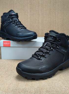 瑞典polecat冰面防滑外贸男士防水雪地靴加厚抗寒-30°保暖东北靴