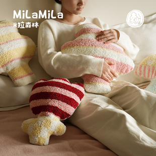 MILA“小森林”多巴胺可爱异形抱枕腰靠儿童房飘窗靠垫蘑菇礼物