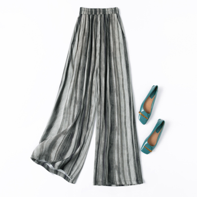 小重磅21姆米！真丝丝滑阔腿裤