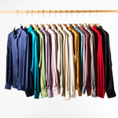 方领衬衫 OL风真丝弹力素绉缎面 桑蚕丝简约轻奢长袖 女通勤春秋