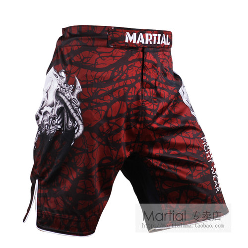 尚武mma短裤格斗健身男搏击速干