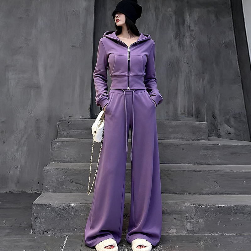 时尚休闲运动套装女春秋