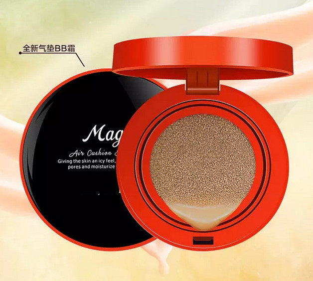 Magic自然裸妆素颜美肌气垫BB霜 会&ldquo;呼吸&rdquo;的BB滋润保湿收缩毛孔