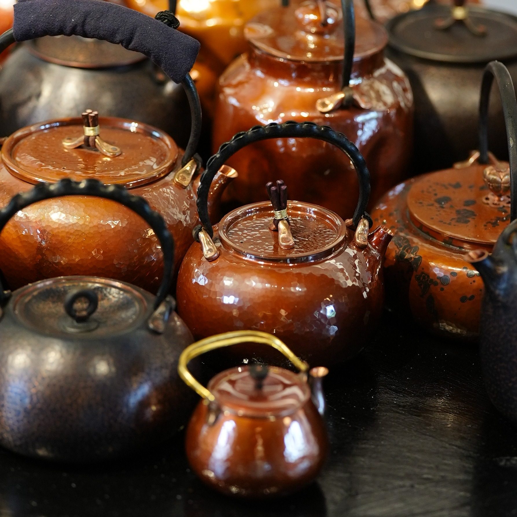 手工铜壶功夫茶具煮茶器复古家用茶道用品pmz