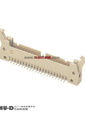 HARTING浩亭 09185166903 DC2-16P 2.54间距弯针牛角16P