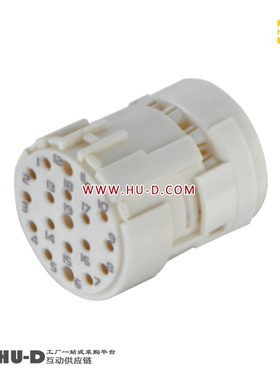 HARTING浩亭09151193101圆形M23连接器16+3芯母头