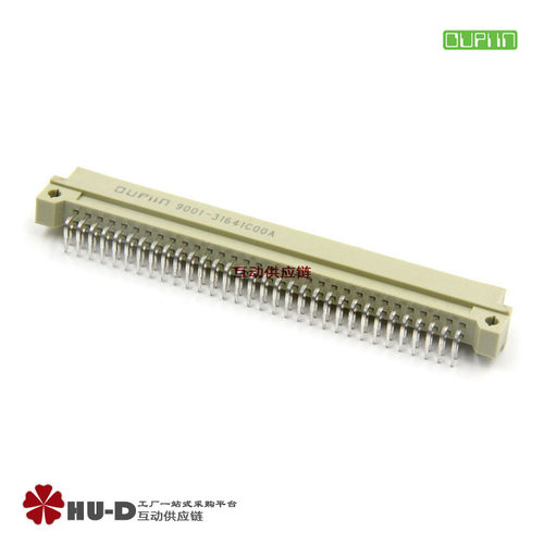台湾欧品连接器 欧式插座 9001-31641C00A 2排64弯针 DIN264 公头
