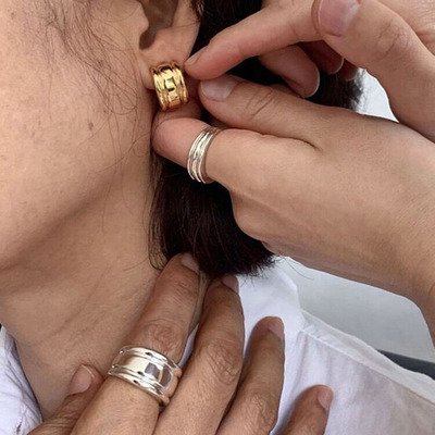 韩国fever同款coldframe花瓶戒指