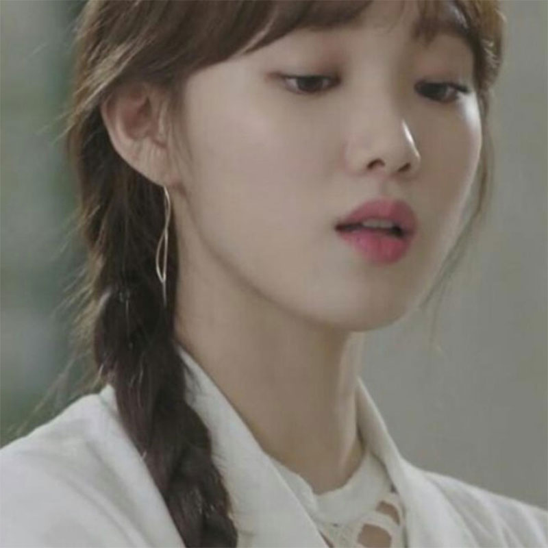 通体S925纯银长款波浪流苏耳线