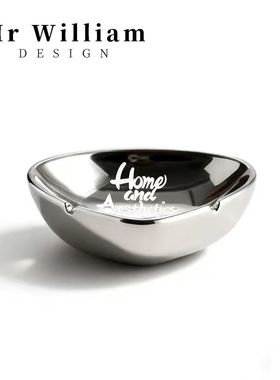 MR William北欧轻奢陶瓷创意烟灰缸高级感个性简约高端