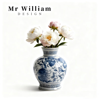 MRWilliam中式中古风青花陶瓷