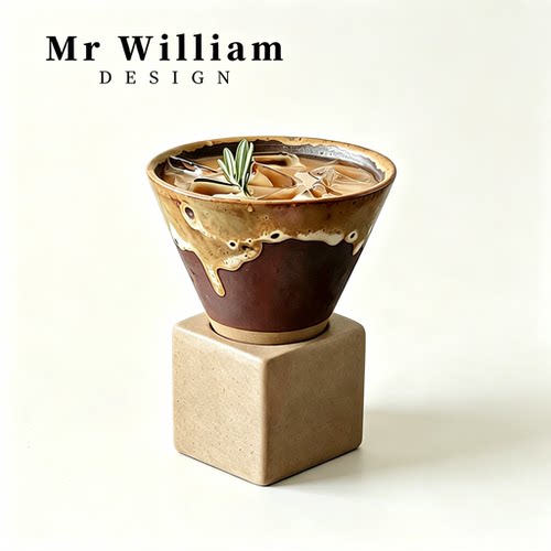 MRWilliam日式复古粗陶咖啡杯