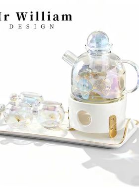 MR William 北欧轻奢创意玻璃水具套装家用客厅高档水壶水具送礼