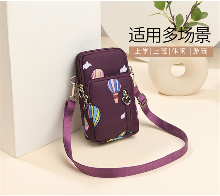 新款2023手机袋手腕零钱布袋便携小包大屏手机包斜挎包