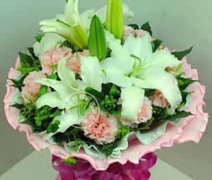 同城鲜花速递广州实体店/康乃馨花束/实体鲜花店 /天河区鲜花