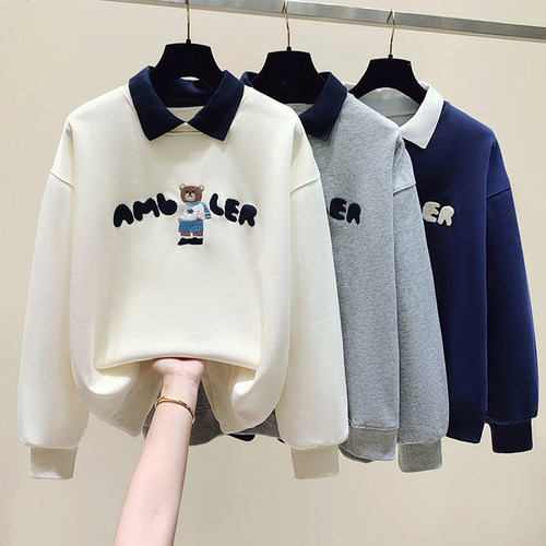 少女孩高中生学院风休闲百搭卫衣