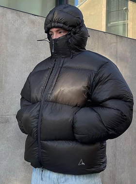 ROA Heavy Down Jacket 轻量化纯色户外连帽面包羽绒服夹克外套潮