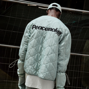 Liner Comebat 尼龙防撕裂刺绣绗缝夹克外套潮 Peacemaker OAMC