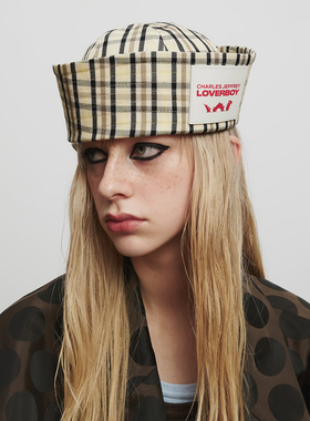 Charles Jeffrey Loverboy 小众波点系带水手帽 复古男女海军帽潮