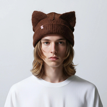 国内现货 Charles Jeffrey Loverboy 25AW羊毛保暖猪猪猫耳针织帽