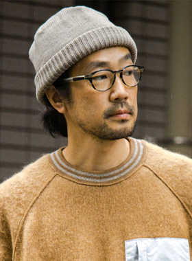 现货 Nanamica 25FW SUPF355U 轻量保暖羊毛纯色针织冷帽毛线帽潮