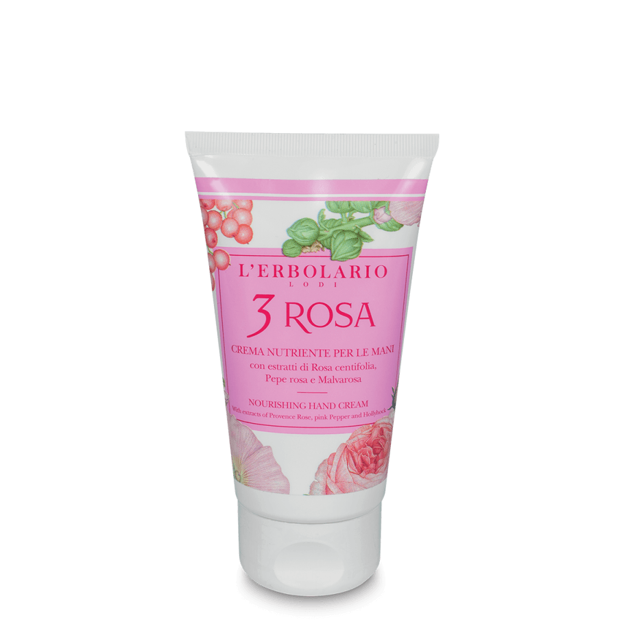 现货意大利蕾莉欧3Rosa 玫瑰护手霜75ml