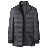 YT106*白鸭绒服中年男士羽绒服冬装外套可脱卸内胆厚送爸爸*P200，男装羽绒服，星座1516（原B303）