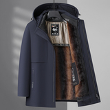 MT106*白鹅绒服中年男羽绒服冬装外套可脱卸内胆加毛送爸爸*P245，男装羽绒服，星座1516（原B303）