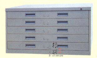 档案柜 文件铁皮柜 工程图柜 五抽底图柜 1号图纸柜 0号地图柜