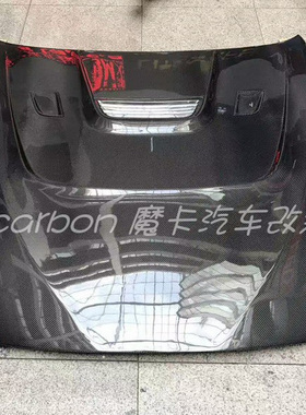 老款宝马6系M6 F12 F13改装PD款碳纤维开孔机盖宝马F06碳纤引擎盖