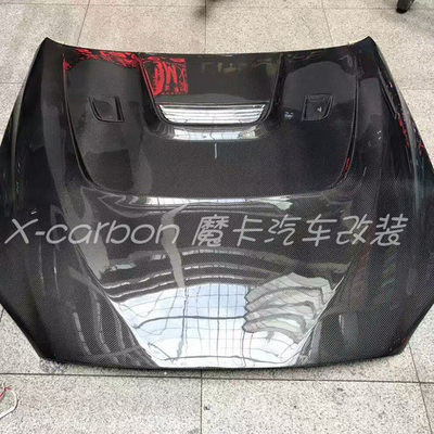 老款宝马6系M6 F12 F13改装PD款碳纤维开孔机盖宝马F06碳纤引擎盖