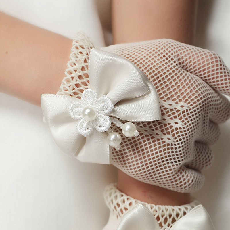 Gants pour fille en dentelle - Ref 2150523 Image 4