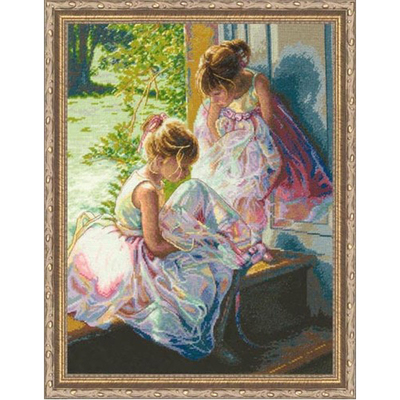 DMC十字绣人物ZP218芭蕾之梦 中格cross stitch