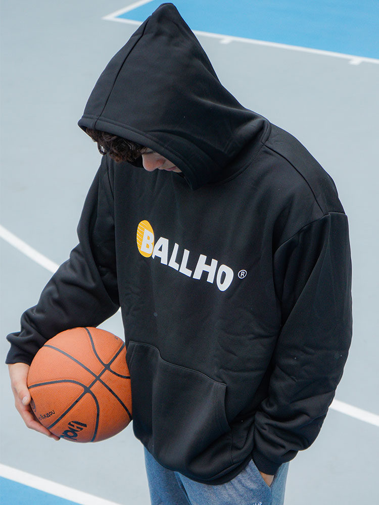 BALLHO 가을 겨울 남성과 여성을위한 새로운 두꺼운 벨벳 농구 후드 티셔츠 느슨한 스포츠 미국상의