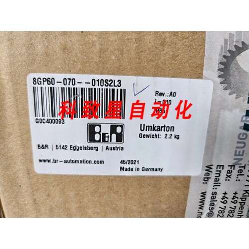 工业配件B&R 8GP60-070-010S2L3