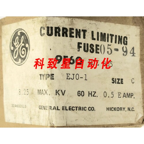 工业配件9F60DJE905 EJ0-1 SIZE C 0.5 E 放大器限流保险丝