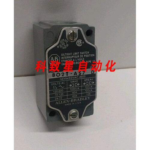 工业配件SER D 600V 限位开关体 802T-AS7