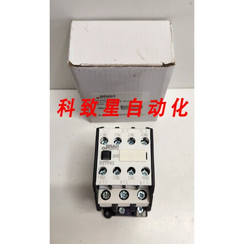 工业配件BRAH 600V 22A 3PH 2NO/2NC 24V线圈接触器B3TF43-22-OAK