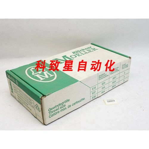 工业配件KL CKNER 63A 380V E18 CU RAILS 3/93 AWA14-734 10