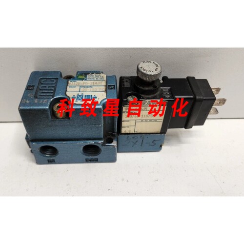 工业配件120V 150PSI 4路 1/4英寸端口电磁阀6112B-PM-114JM